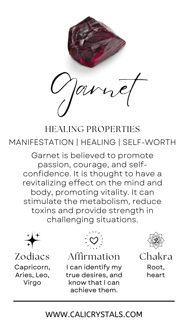 Garnet Natural Stone Surgical Steel CBR Ring