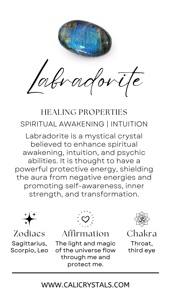 A+ Grade Labradorite Natural Stone Tongue Piercing Barbell