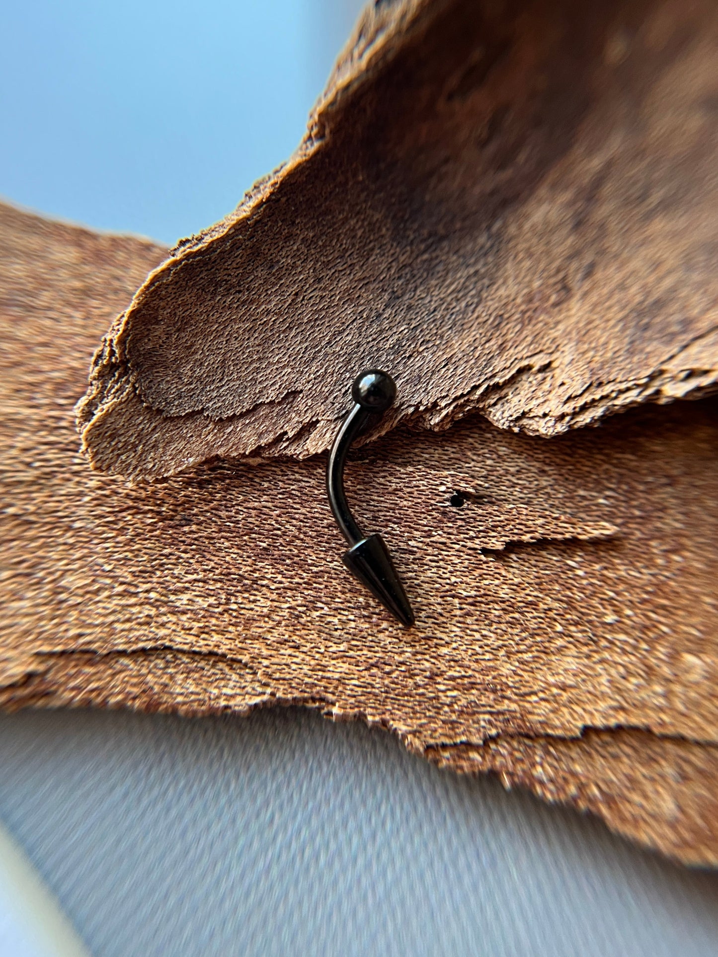 Pick Your Finish Color Petite Spike 16G Curved Barbell