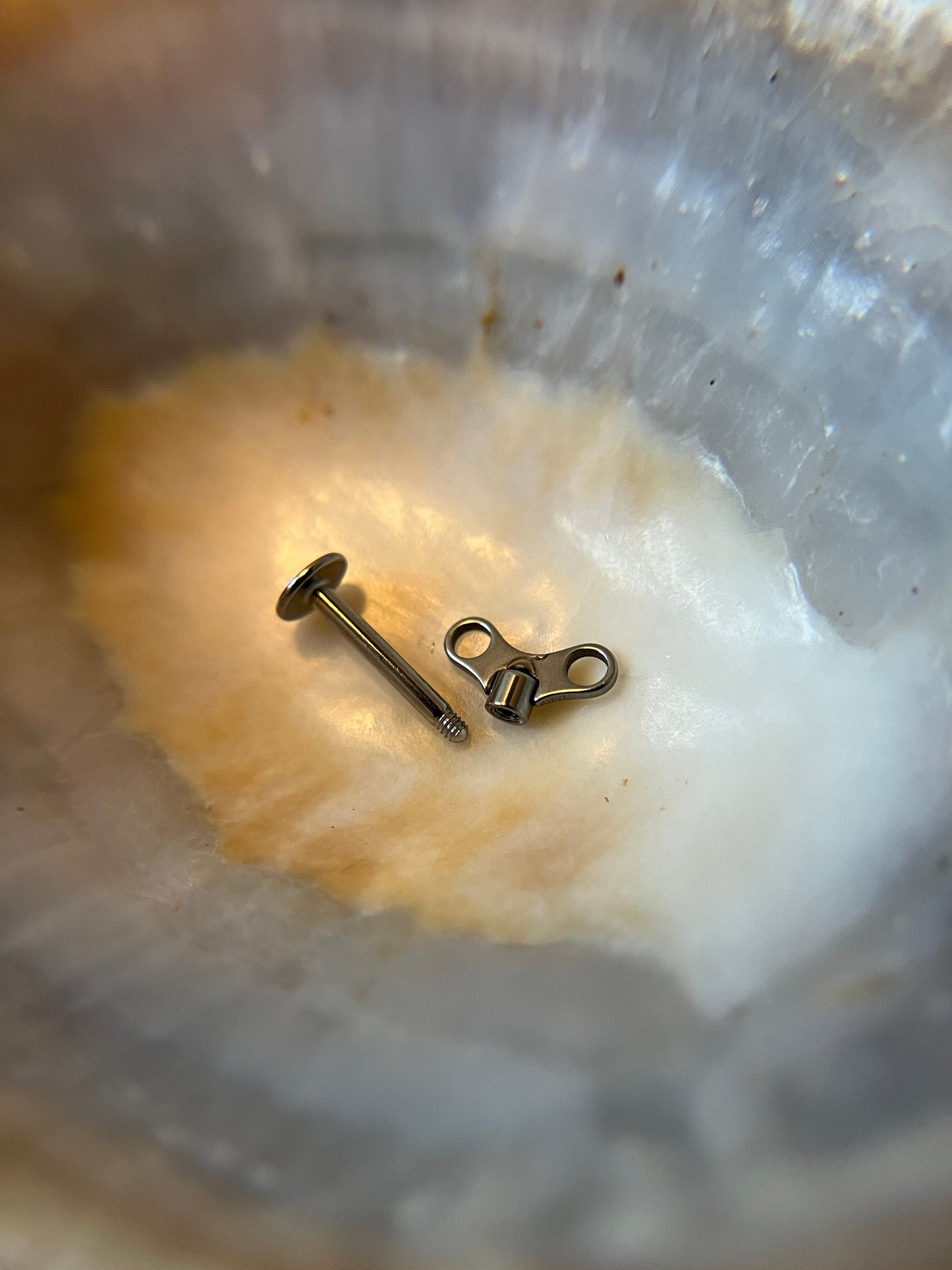 Wind-up Doll Silver Black Gold Screw Top Toy Key Cartilage Tragus Lip Labret Monroe Piercing 16G (1.2mm) Custom Length Steel Vintage Retro