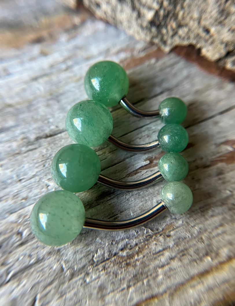 Natural Stone Barbells