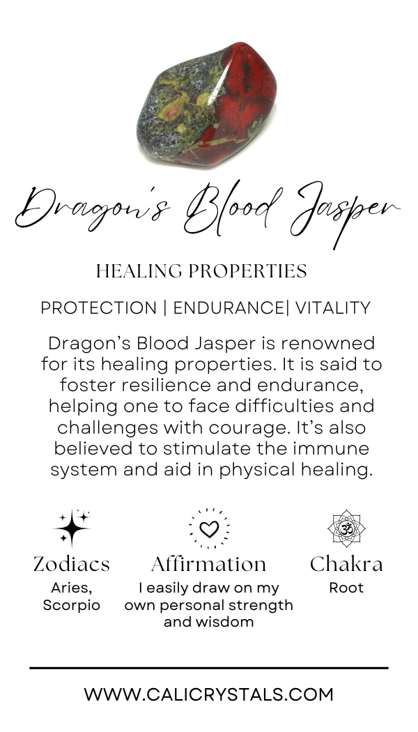 Dragon's Blood Jasper Natural Stone Surgical Steel CBR Ring