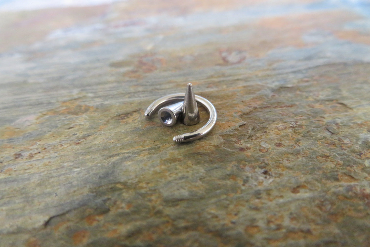 Petite Horseshoe Ring Long Spikes 16G (1.2mm) Hypoallergenic Septum Piercing Small Snug Diameter Spiked 316L Surgical Steel