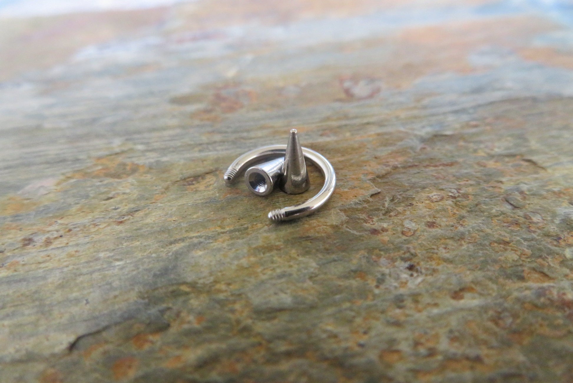 Petite Horseshoe Ring Long Spikes 16G (1.2mm) Hypoallergenic Septum Piercing Small Snug Diameter Spiked 316L Surgical Steel