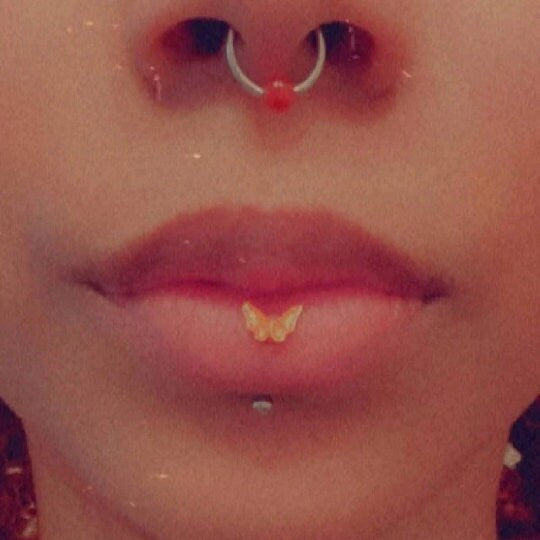 Pure Titanium T-23 Implant Grade Natural Orange Carnelian Stone Bead CBR Ring Hoop 16G (1.2mm) 14G (1.6mm) Nose Helix Septum Lip Piercing