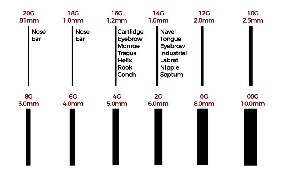 Large Diameter Size Options Black Titanium Plated 16G (1.2mm) Long Spikes Horseshoe Ring Septum Piercing Daith Helix Cartilage Nose Spiked
