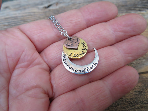I Love You to the Moon and Back Necklace