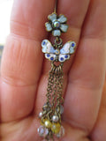 Butterfly Crystal Dangle Belly Ring