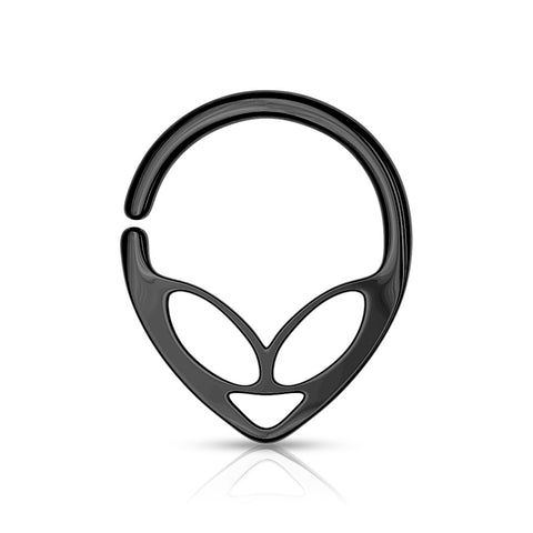 Alien Hoop for Piercings (Black)