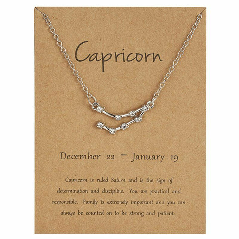 Constellation Star Sign Necklace (Capricorn)
