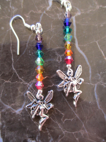 Fairy Crystal Earrings (Silver)