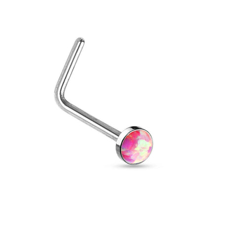 Opal Nose L-Bend (Pink)