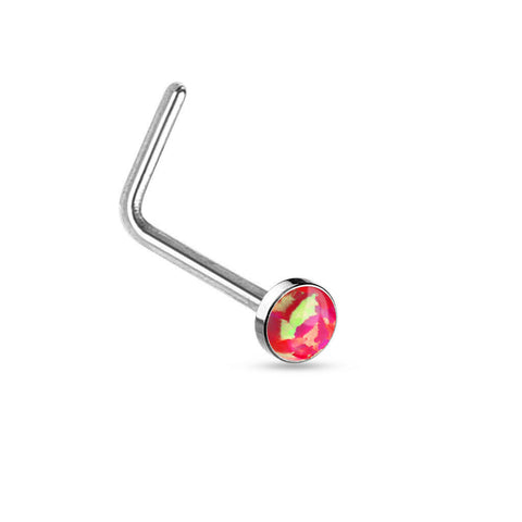Opal Nose L-Bend (Red)