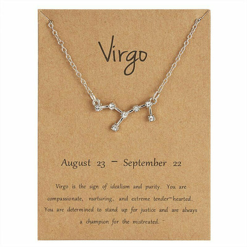 Constellation Star Sign Necklace (Virgo)